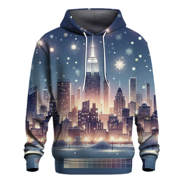 Snowy Cityscape Hoodie