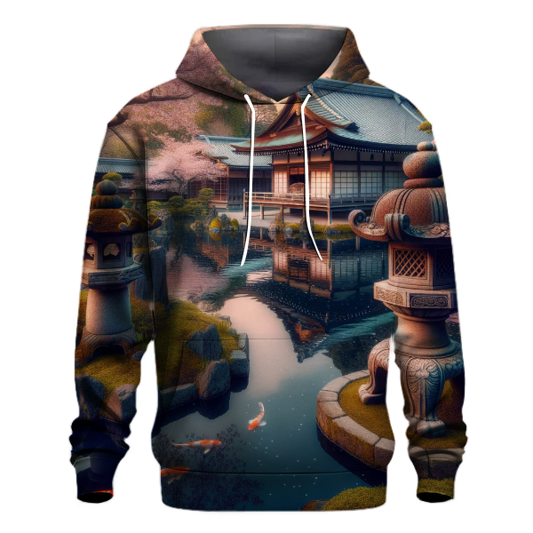 Serene Japanese Garden Hoodie