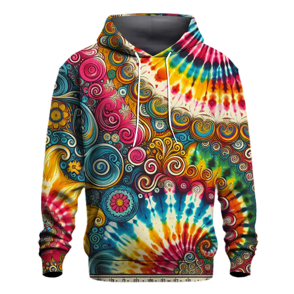 Artistic Tie-Dye Hoodie