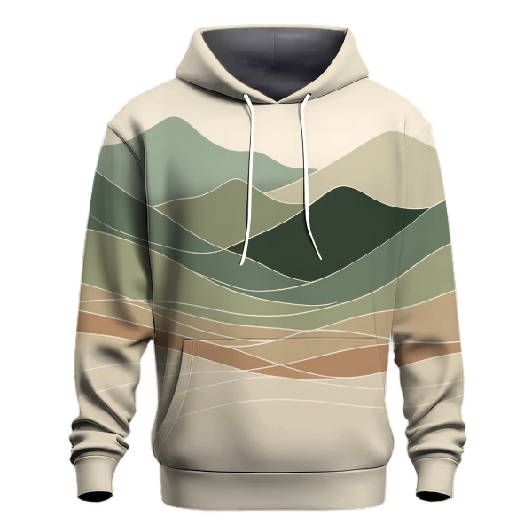 Minimalist Mountain Range Hoodie