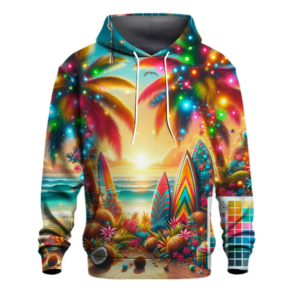 Tropical Christmas Vibes Hoodie