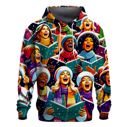 Cheery Christmas Carolers Hoodie