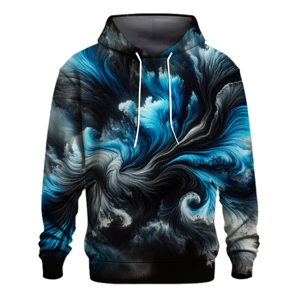 Electric Blue Storm Hoodie