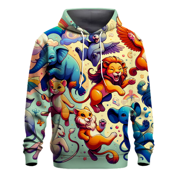 Charming Animal Prints Hoodie