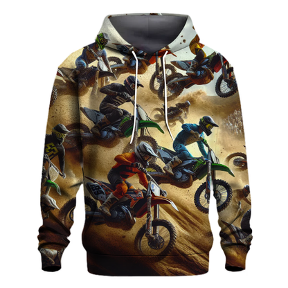 Motocross Dirt Thrill Hoodie