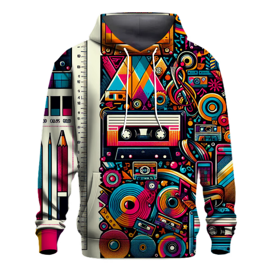 Cassette Culture Collage Hoodie Graphic Hoodies