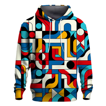 Abstract 70s Geometric Hoodie