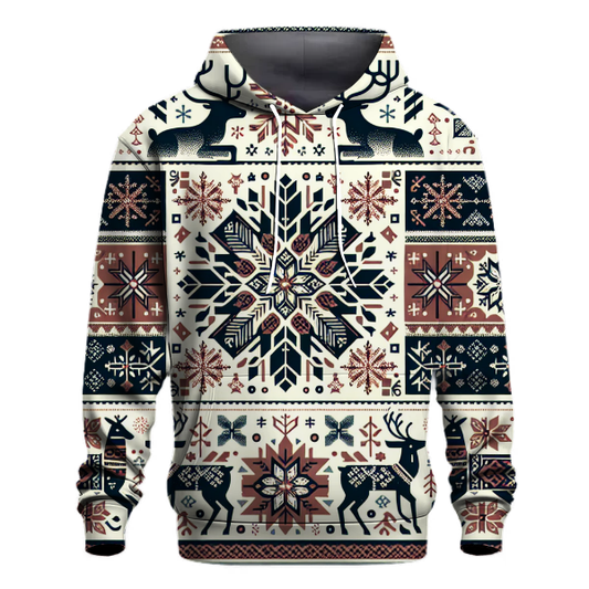 Nordic Knits Festive Pattern Hoodie