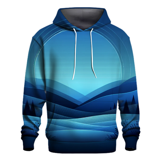 Dusk Blue Ombre Hoodie