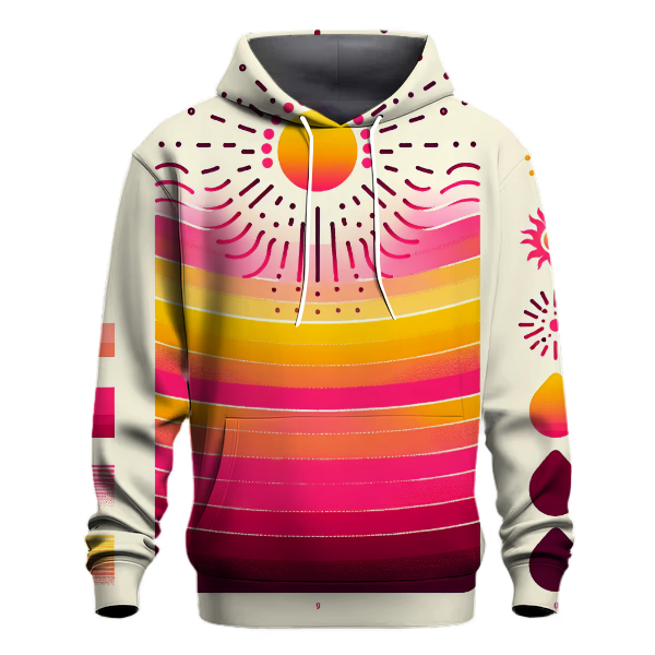 Vibrant Summer Gradient Hoodie