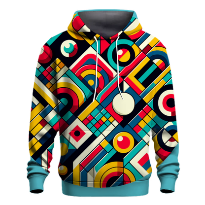 Retro Geometric Delight Hoodie