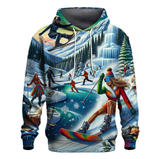 Festive Winter Sports Hoodie