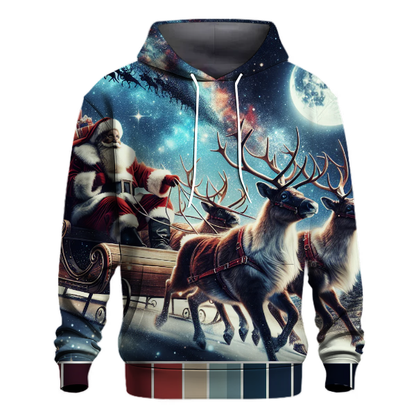 Jolly Santa's Sleigh Ride Hoodie