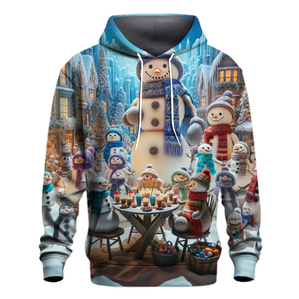 Classic Snowman Village Hoodie