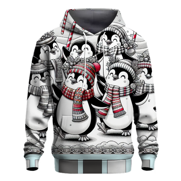 Christmas Penguin Parade Hoodie