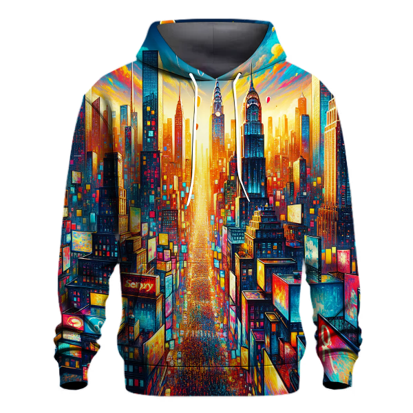 Dynamic Urban Landscape Hoodie