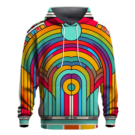 Retro Rainbow Hoodie