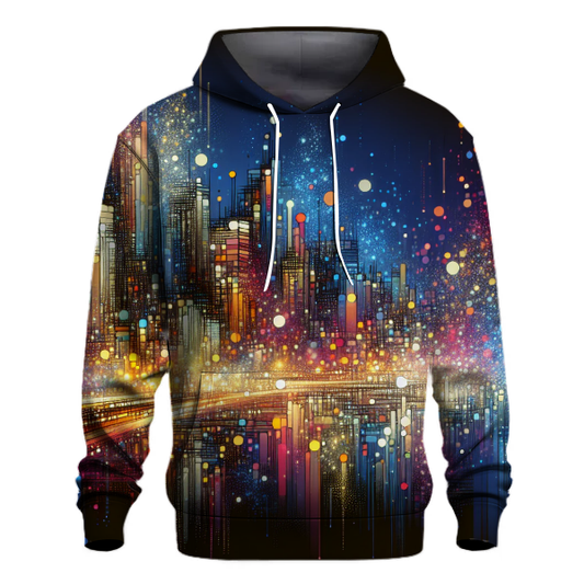 Abstract City Lights Hoodie