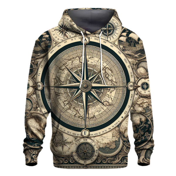 Timeless Antique Maps Hoodie