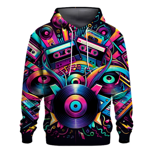 Retro Music Explosion Hoodie