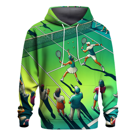 Tennis Court Style Hoodie