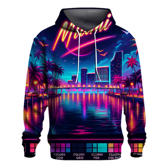 Electric Miami Nights Hoodie