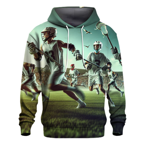 Lacrosse Line Hoodie Pullover Hoodies