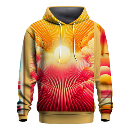 Radiant Sunbeam Burst Hoodie