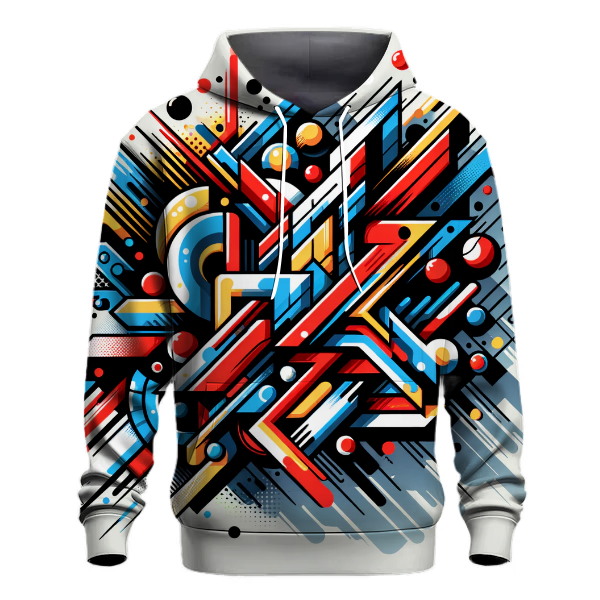 Urban Graffiti Burst Hoodie