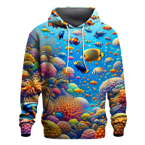 Underwater Coral Dreamscape Hoodie