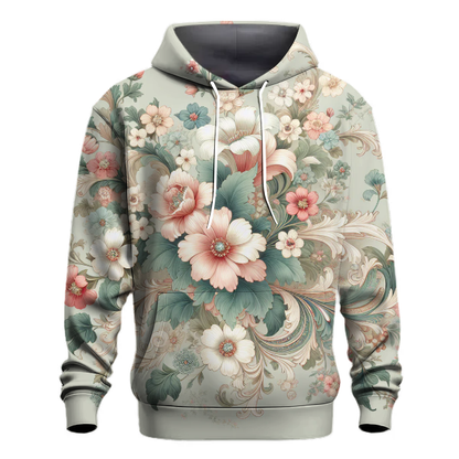 Vintage Floral Whimsy Hoodie