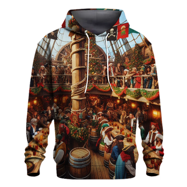 Pirate Christmas Treasure Hunt Hoodie