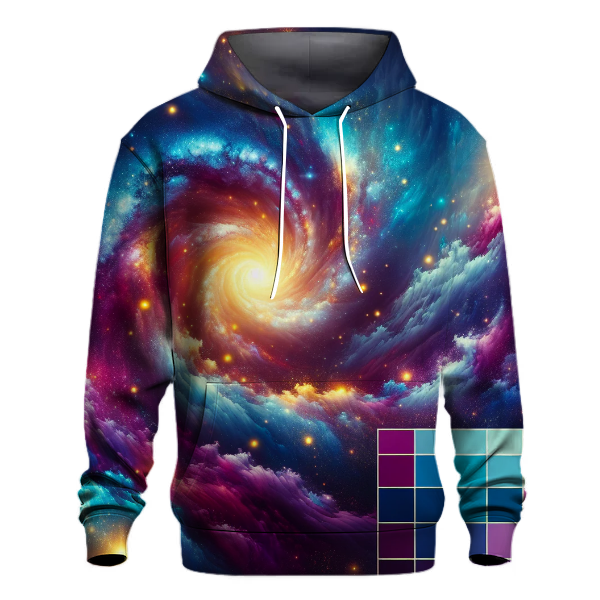 Cosmic Swirl of Colors Hoodie