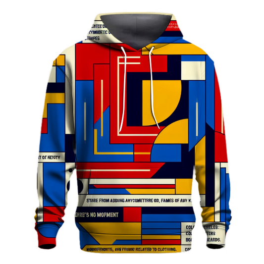 Bold Retro Geometric Hoodie