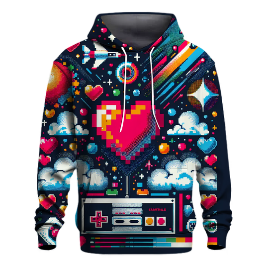 Retro Pixel Paradise Hoodie