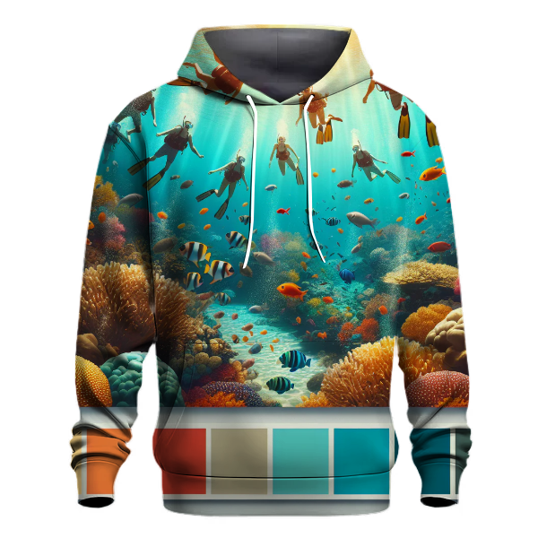 Snorkeling Exploration Hoodie Designer Hoodies