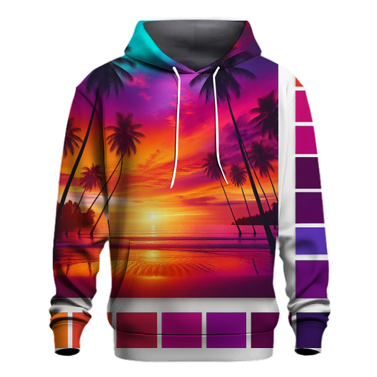 Tropical Sunset Retreat Hoodie