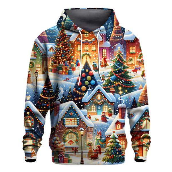 Whimsical Christmas Villages Hoodie