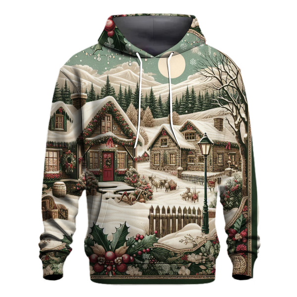 Vintage Holiday Greetings Hoodie