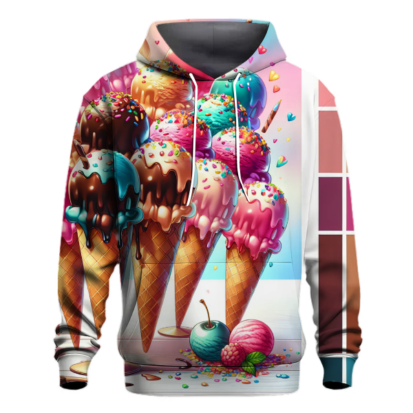 Whimsical Ice Cream Dreams Hoodie