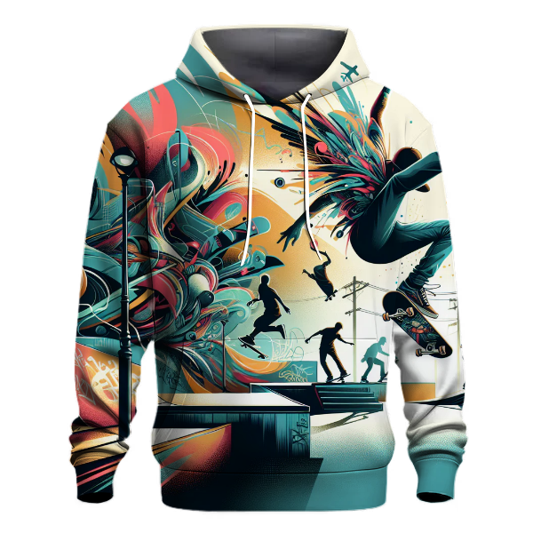 Urban Skateboard Vibe Hoodie