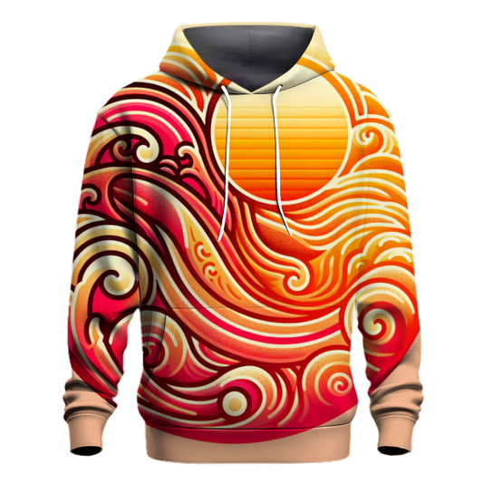 Sun-Kissed Coral Hoodie