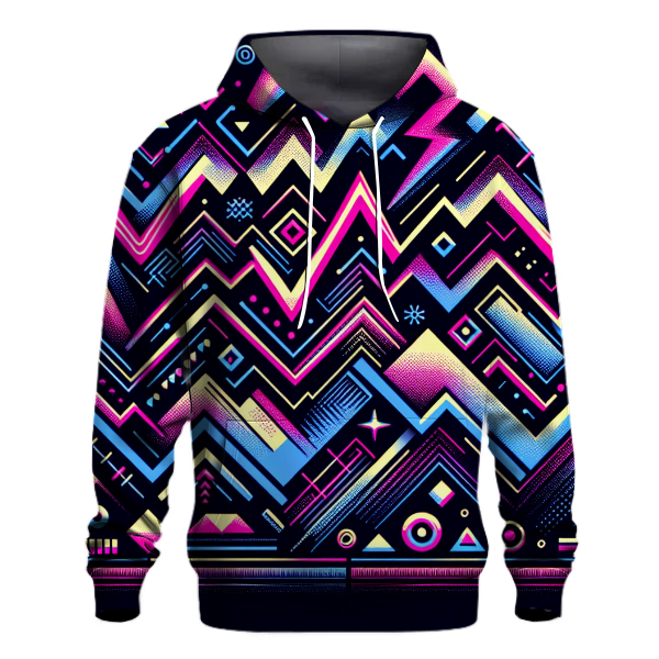 Neon Rhythm Design Hoodie Designer Hoodies