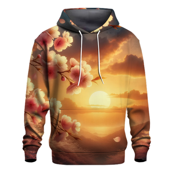 Golden Sakura Bliss Hoodie