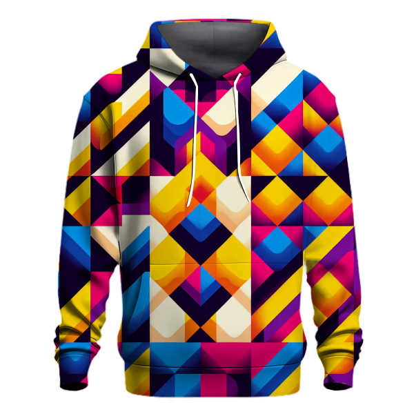 Funky Checkerboard Flash Hoodie