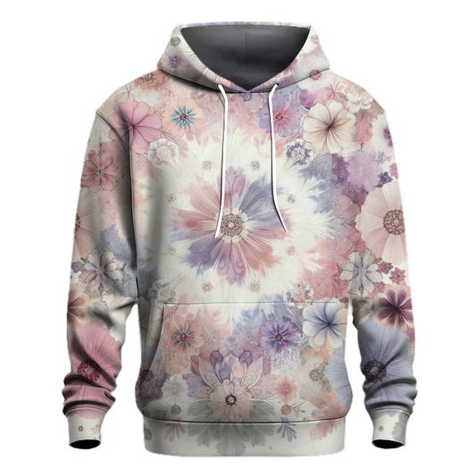 Ethereal Blossom Tie-Dye Hoodie