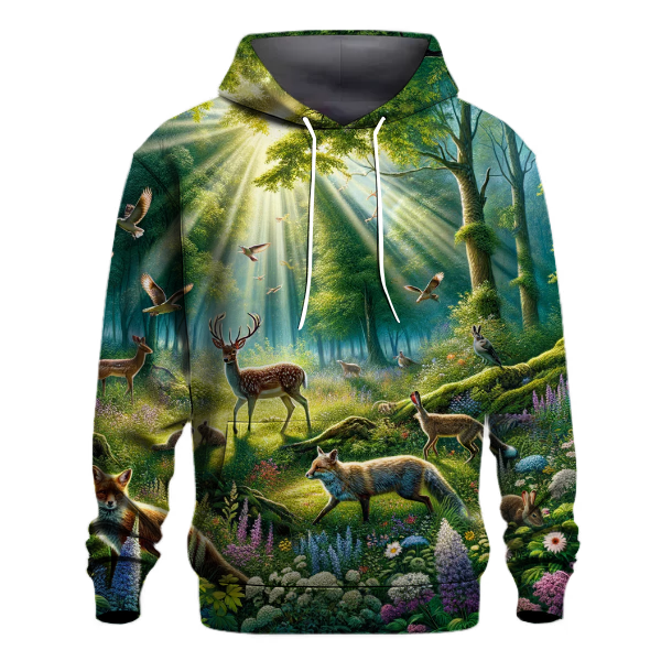 Enchanted Forest Creatures Hoodie