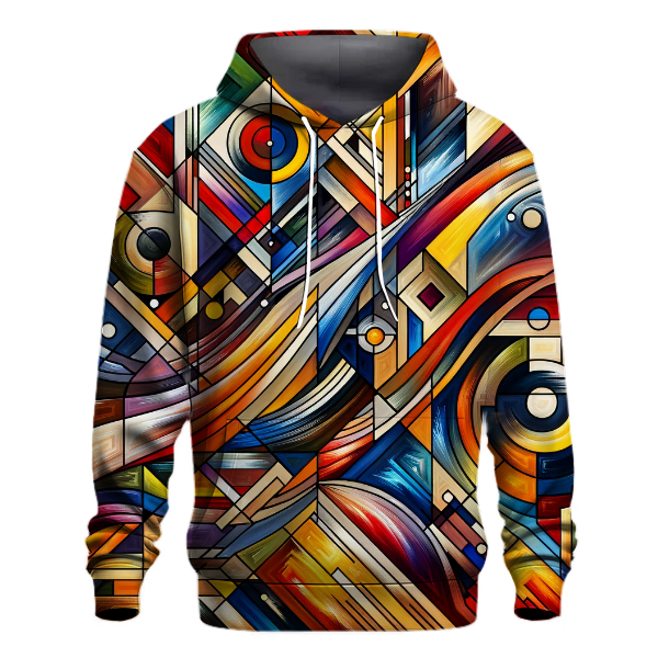 Colorful Abstract Geometrics Hoodie