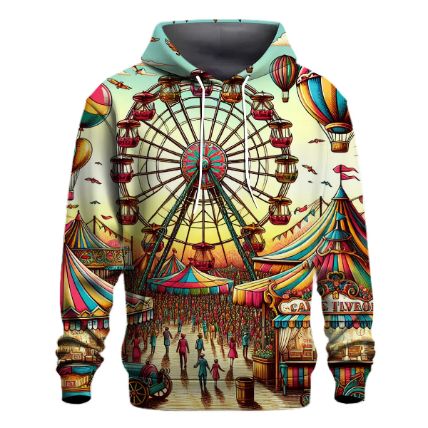 Vintage Fairground Fun Hoodie