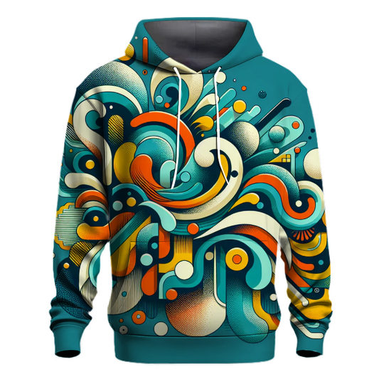 Funky Abstract Adventure Hoodie